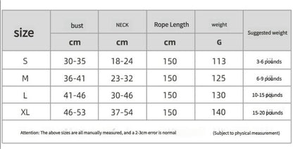 Rose Red Reflective Mesh Dog Harness and Leash Set - Adjustable No-Pull Vest - M - Image 6