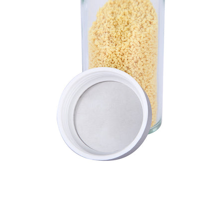 Modern stainless steel square spice revolving rack with 12 (88 ml each) empty glass jars - Image 7
