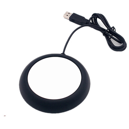 USB Cup Warmer - Black Electric Beverage Warmer for Desk, Office and Home