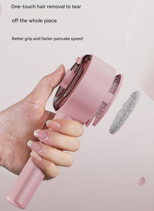 Pink Rechargeable Pet Grooming Brush with UVC Sterilizer & Mist Spray - Image 6