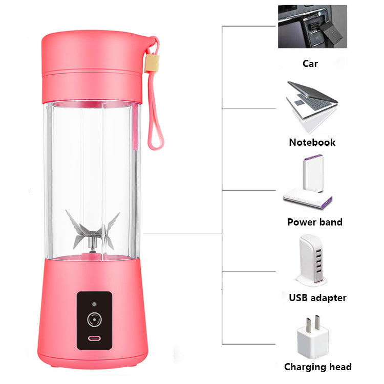 Dark Purple Portable Blender USB Rechargeable - Personal Size Smoothie Maker On The Go - Image 4