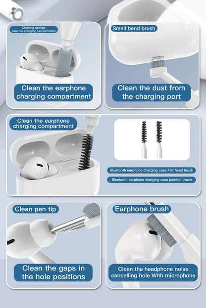 Black 22-in-1 Electronics Cleaning Kit - for Keyboards, Airpods, Laptops, Cell Phones, Cameras - Image 7