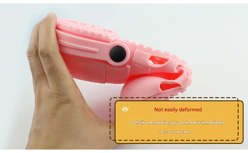 2 - pcs Pink Cute Clog-Shaped Pen Holder for Desk Organization - Image 4