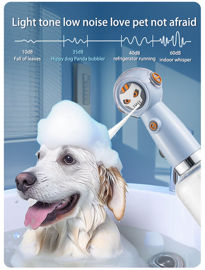 Dark blue Electric Pet Shampoo Foamer Gun - Dense Foam, Quiet Operation, Easy Bath - Image 6