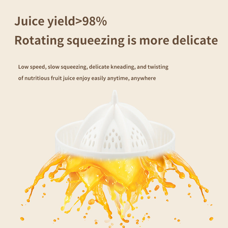 Gray Electric Citrus Juicer Press - Portable, Large Caliber, One-Click Operation(3.7v 1500 mAh battery) - Image 4