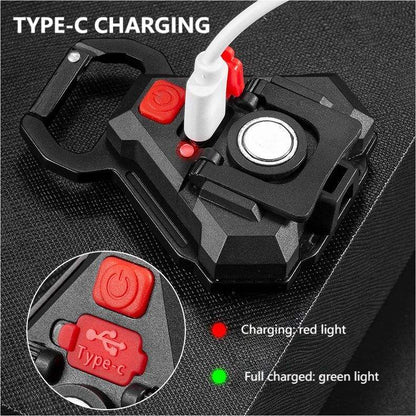 2 pcs Triangle Mini flashlight for outdoor and self-defense use - Image 5