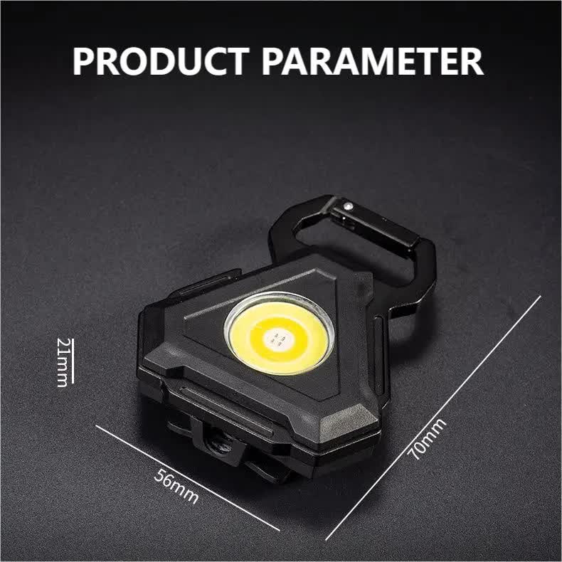 2 pcs Triangle Mini flashlight for outdoor and self-defense use - Image 6