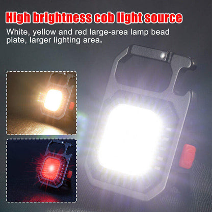 2 pcs Rectangle Mini flashlight for outdoor and self-defense use - Image 2