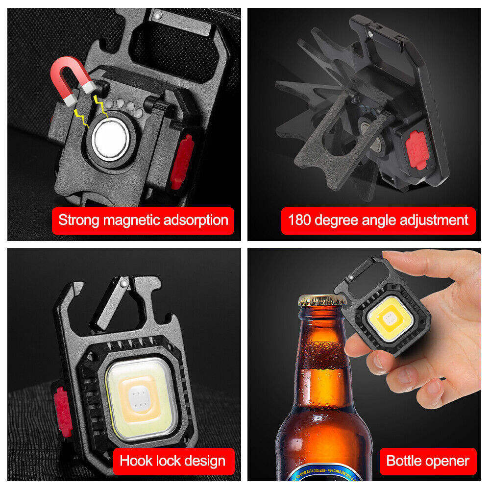 2 pcs Rectangle Mini flashlight for outdoor and self-defense use - Image 6