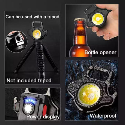 2 pcs Black Mini flashlight for outdoor and self-defense use - Image 2