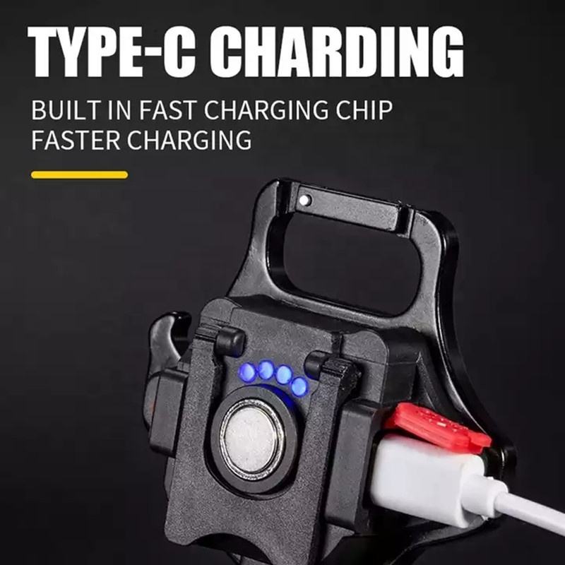 2 pcs Black Mini flashlight for outdoor and self-defense use - Image 3