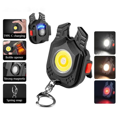 2 pcs Horn Mini flashlight for outdoor and self-defense use - Image 4