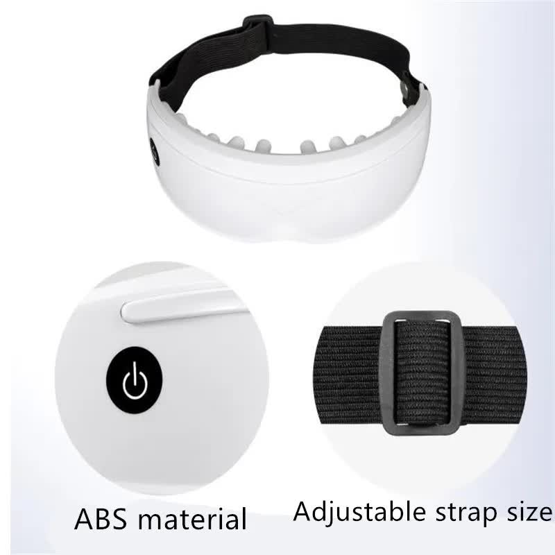 Black Touch-Control Rechargeable Heated  Eye Massager for Daily Use - Image 2