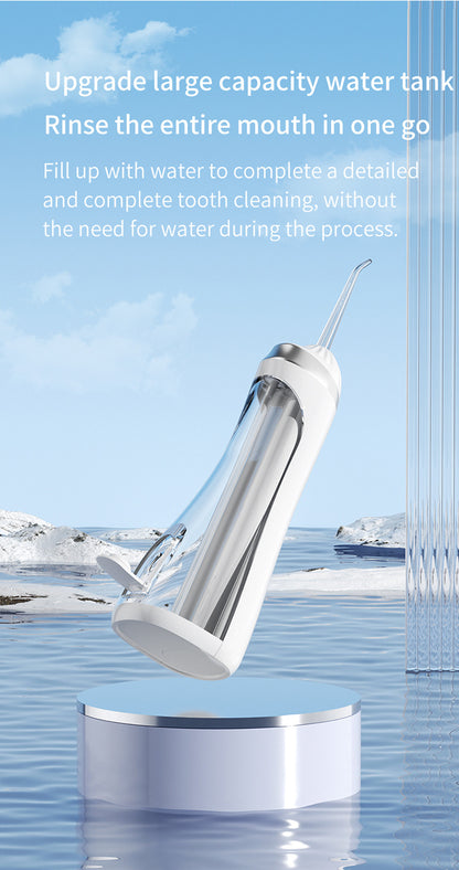 Pink Portable Ultrasonic Oral Irrigator with 3 Cleaning Modes Smart Teeth Cleaning Machine - Image 4