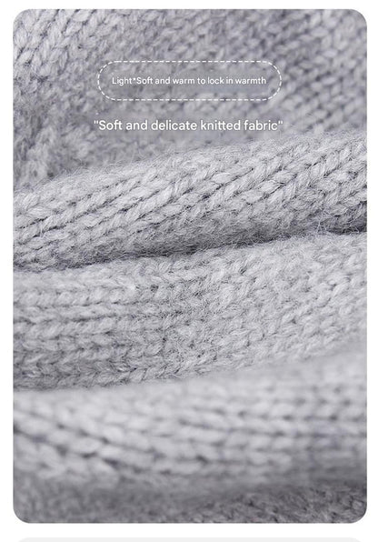 Blue Vintage Inspired Knitted Beret - Stretchy & Comfortable Wool Blend Cap - Image 7