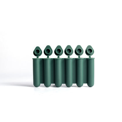 Green Bottle & Can Friendly Ice Stick Molds - 6-Cup Design, Set of 10