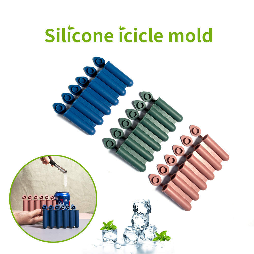 Green Bottle & Can Friendly Ice Stick Molds - 6-Cup Design, Set of 10 - Image 2