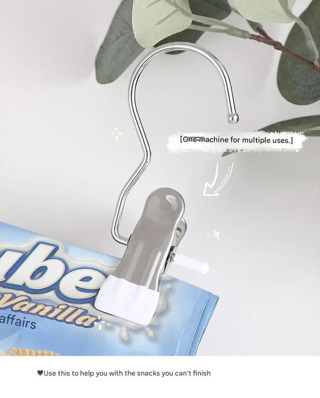 Blue Stainless Steel Hanging Clips (35 PCS) - Strong Grip for Pants, Hats, Socks, Laundry - Image 3