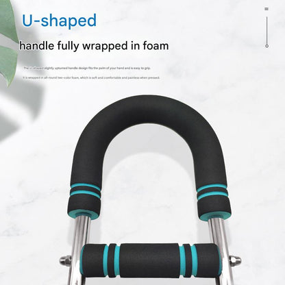 Gray black Adjustable U-Shaped Arm Exerciser - For Home Fitness Strength Training (30kg) - Image 2