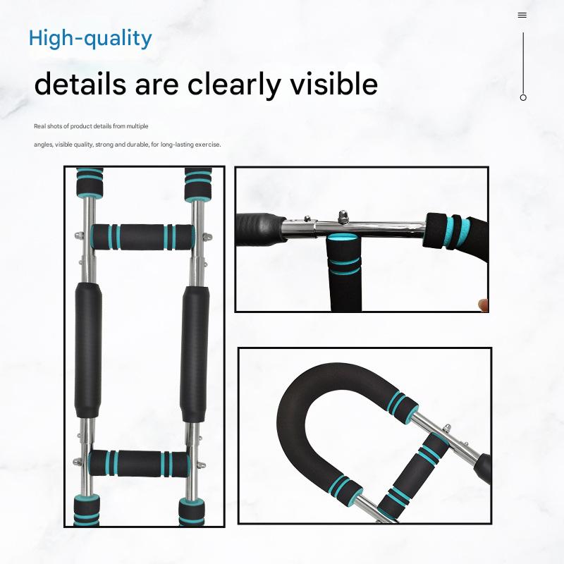 Red Black Adjustable U-Shaped Arm Exerciser - For Home Fitness Strength Training (40kg) - Image 3