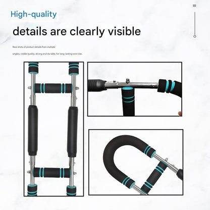 Gray black Adjustable U-Shaped Arm Exerciser - For Home Fitness Strength Training (40kg) - Image 3