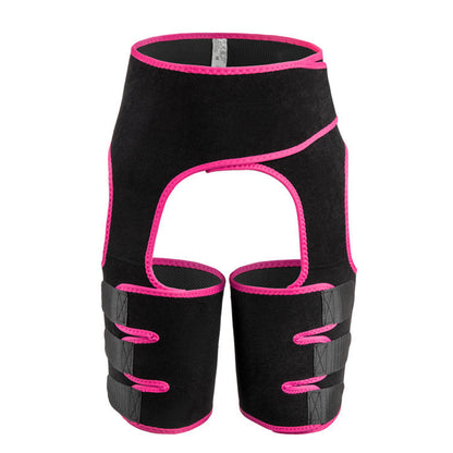Pink Women's 3-in-1 Body Shaper: Waist Cincher, Thigh Slimmer, Glute Lifter - Workout Gear (Size : S/M)