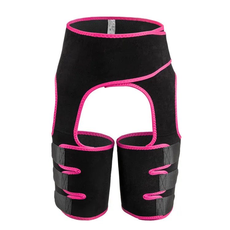 Pink Women's 3-in-1 Body Shaper: Waist Cincher, Thigh Slimmer, Glute Lifter - Workout Gear (Size : S/M)