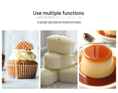 Style 1 Silicone Mini Cake Molds (30 Pack) -  For Cupcakes, Desserts (6.5x6.5x3.2cm) - Image 6