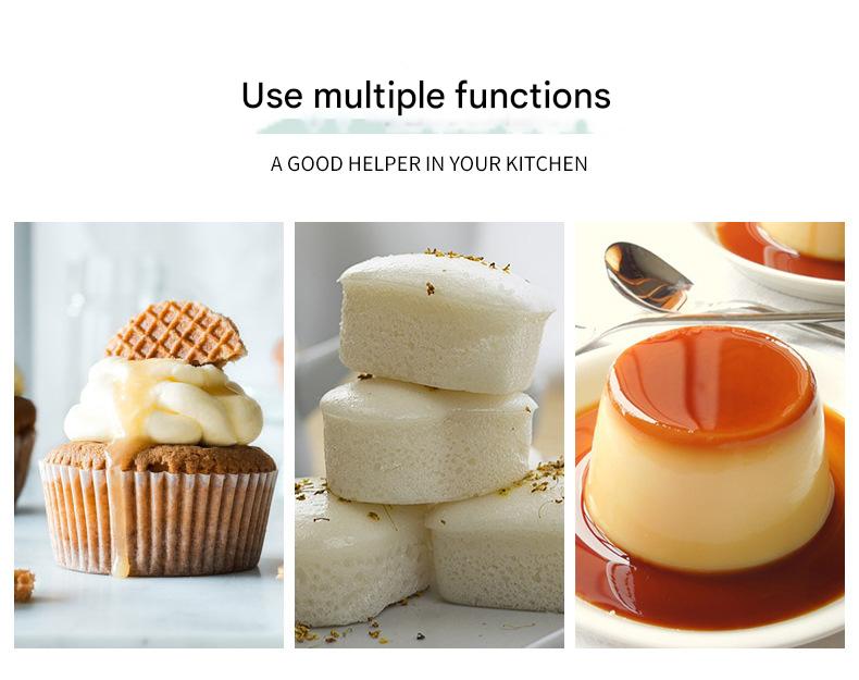Style 10 Silicone Mini Cake Molds (30 Pack) -  For Cupcakes, Desserts (6.7x6x3cm) - Image 6