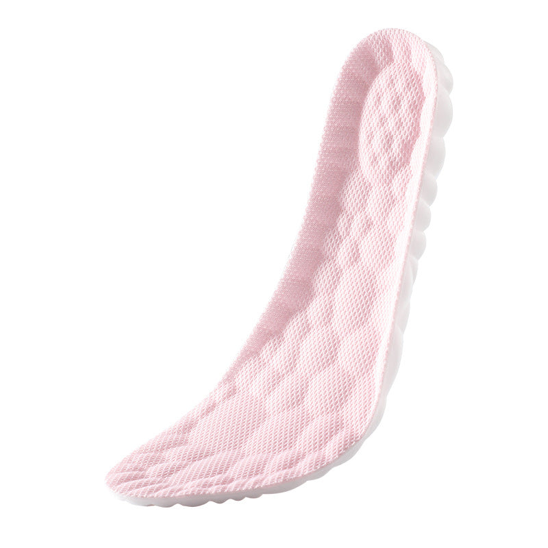 5 pcs Pink 4D Cloud Technology Shoe Inserts - High Rebound, Super Soft, Breathable, Athletic Support (size : 43-44/275mm) - Image 2