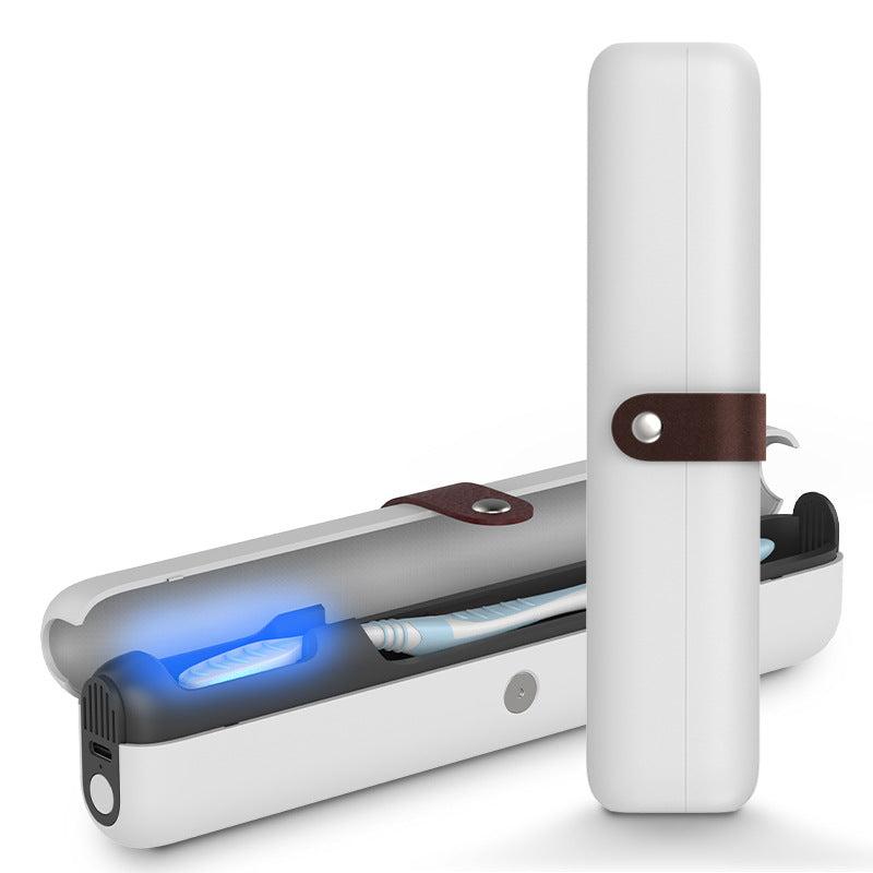 Travel UVC Toothbrush Sanitizer Box - Magnetic Closure, Rechargeable - Image 2