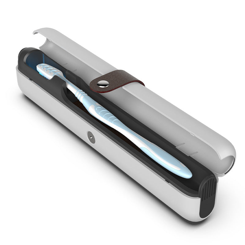 Travel UVC Toothbrush Sanitizer Box - Magnetic Closure, Rechargeable - Image 4