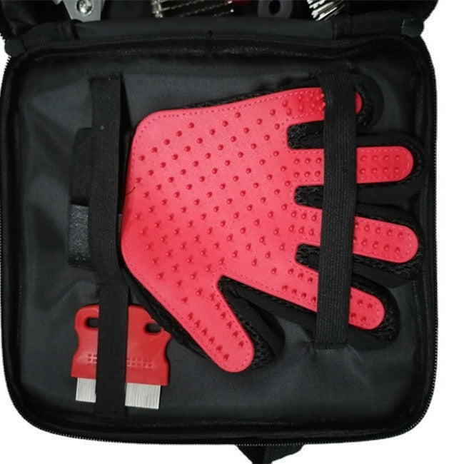 Dog & Cat Grooming Set - Multi-Tool Kit with Storage Case for Fur & Nail Care - Image 3