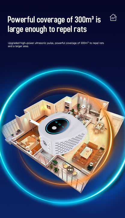 Black Advanced Ultrasonic Pest Repeller - Multi-Wave Tech for Mice, Roaches, Mosquitoes - Image 5