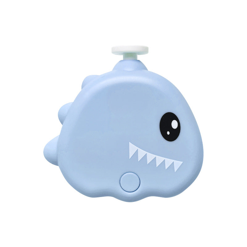 Blue Cute Dinosaur Electric Pet Nail Grinder - 3-Speed, Low Noise, USB-C for Dogs & Cats - Image 2