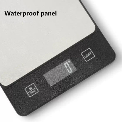 White Digital Kitchen Scale - Stainless Steel Food Scale for Baking & Cooking (10kg/1g) - Image 3