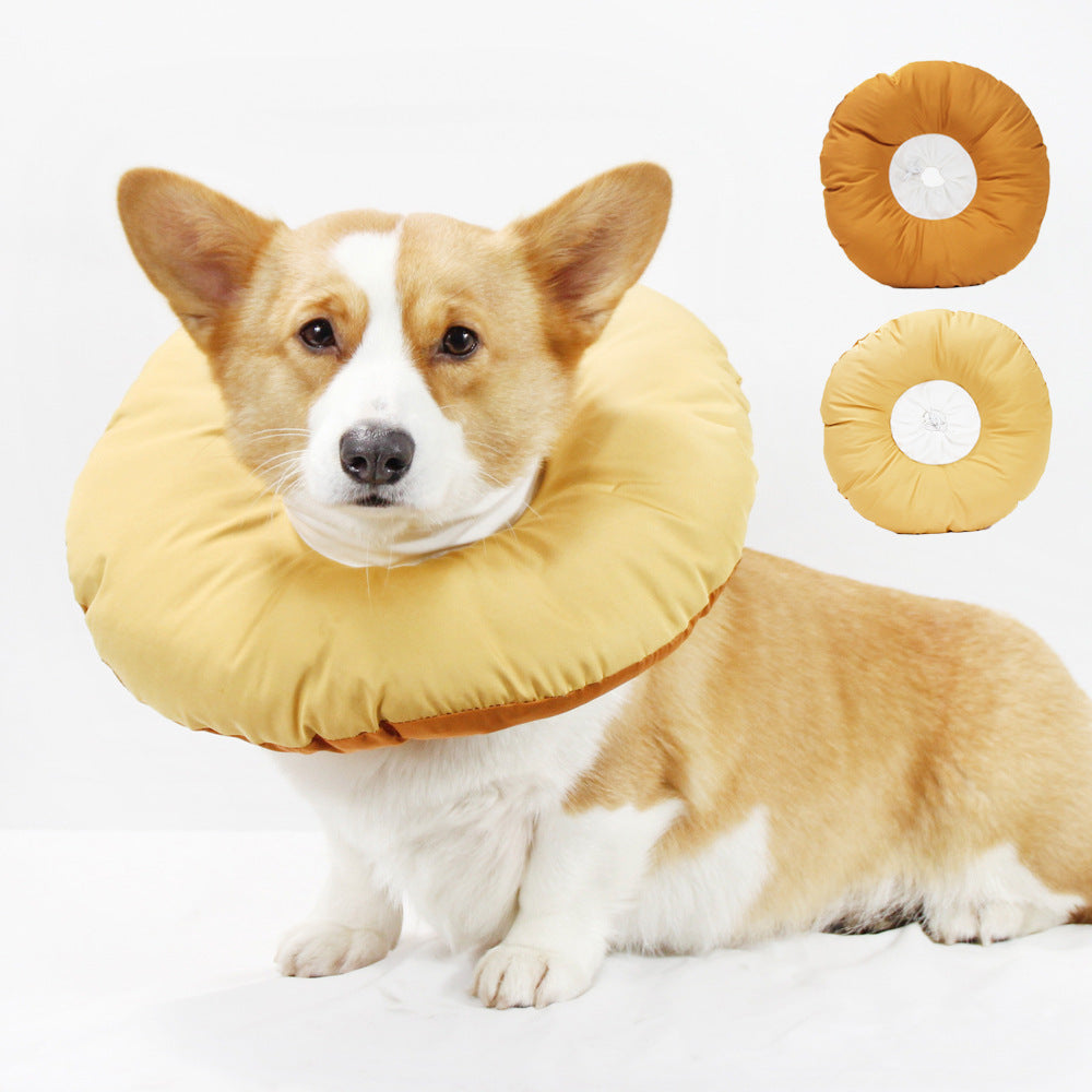 Yellow Adjustable Soft Elizabethan Collar for Pets - Comfortable Recovery Aid - XL