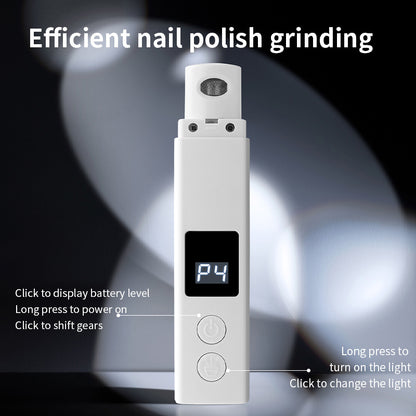 Black Professional Pet Nail Grinder Kit - LCD, LED, Laser, for Dogs & Cats - Image 2