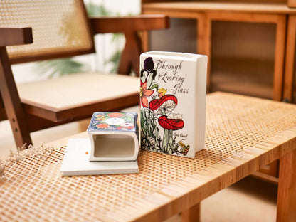 Literary Book Vase - Creative Ceramic Planter & Desk Organizer(Type A - 21x13x7cm) - Image 5