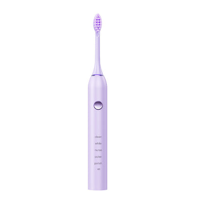 Advanced Sonic Toothbrush: 5 Cleaning Modes, 2-Min Timer, USB Fast Charge, Purple (4 brush heads + bracket + toothbrush box) - Image 2