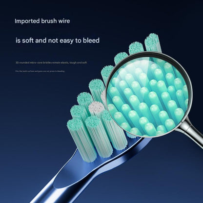 Advanced Sonic Toothbrush: 5 Cleaning Modes, 2-Min Timer, USB Fast Charge, Purple (4 brush heads + bracket + toothbrush box) - Image 5