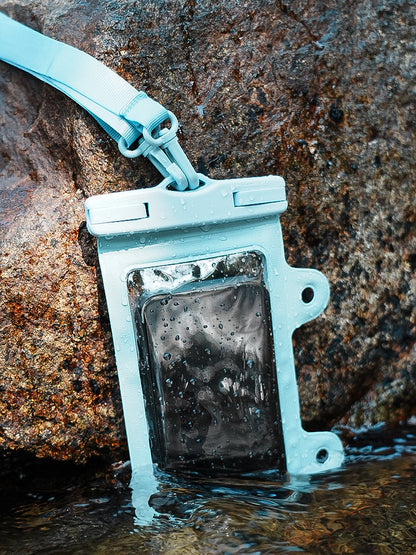 Blue 2-Pack Universal IPX8 Waterproof Phone Pouch with Lanyard - Touch Sensitive Case for Swimming & Outdoor Sports - Image 9