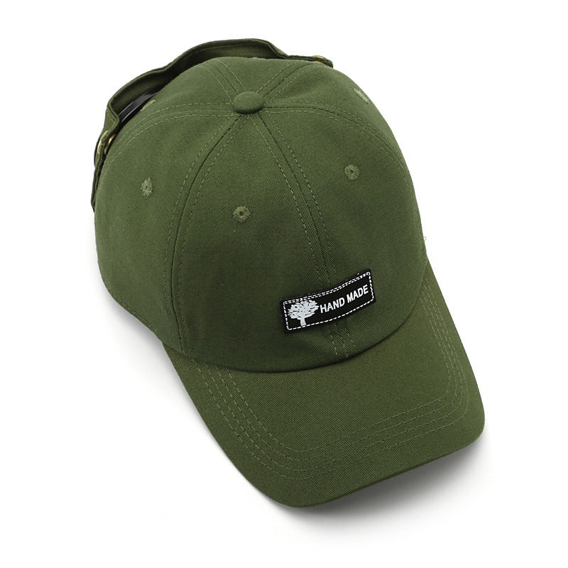 Army Green Stylish Aviator Goggle Baseball Cap - Unisex Outdoor Cotton Sun Hat - Image 8