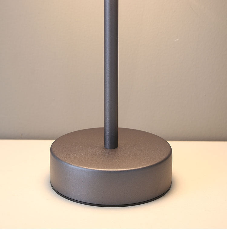 Dark Green Modern Minimalist LED Table Lamp - Rechargeable Touch Control Desk Light - Image 5