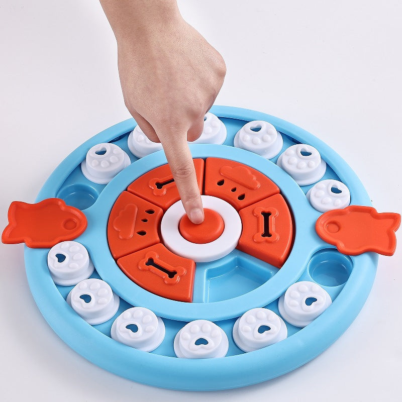 Green Interactive Pet Puzzle Feeder Toy - Slow Eating & Mental Stimulation Game for Dogs & Cats - Image 3