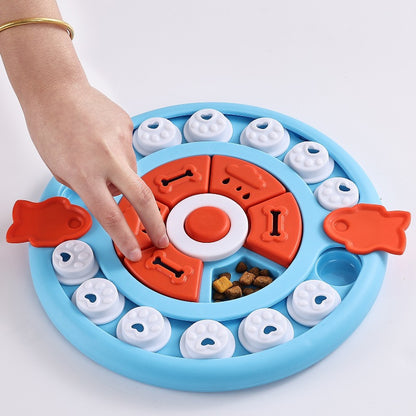 Green Interactive Pet Puzzle Feeder Toy - Slow Eating & Mental Stimulation Game for Dogs & Cats - Image 4