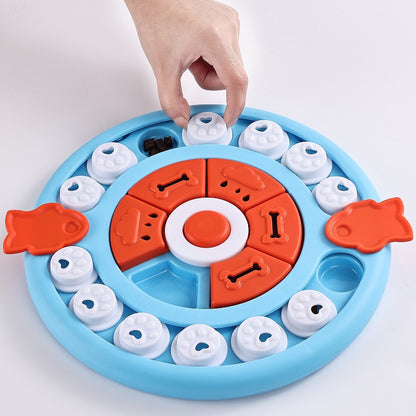 Green Interactive Pet Puzzle Feeder Toy - Slow Eating & Mental Stimulation Game for Dogs & Cats - Image 5