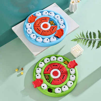 Blue Interactive Pet Puzzle Feeder Toy - Slow Eating & Mental Stimulation Game for Dogs & Cats - Image 6