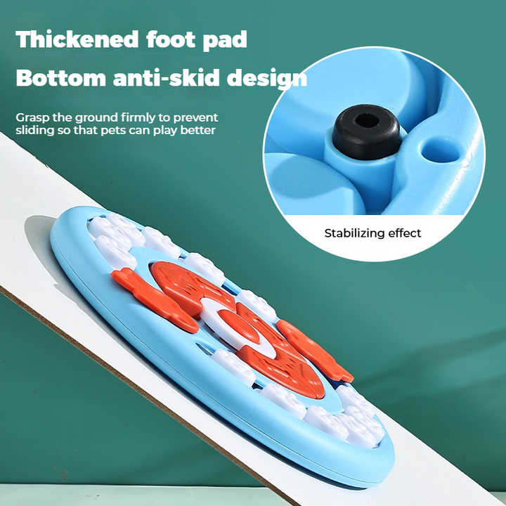 Blue Interactive Pet Puzzle Feeder Toy - Slow Eating & Mental Stimulation Game for Dogs & Cats - Image 8
