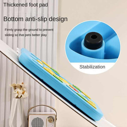 Blue Advanced Interactive Dog Puzzle Toy - Multi-Mechanism Treat Dispensing Slow Feeder for Mental Enrichment - Image 5